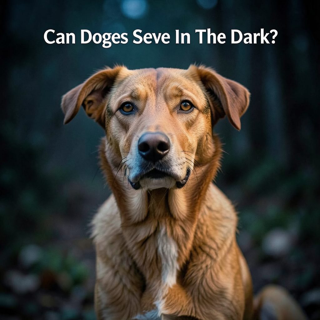 Illustration of a dog looking thoughtfully into darkness, warm amber and charcoal tones, curious mood